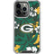 NFL Green Bay Packers Tropical Print iPhone 16 Pro Clear Case
